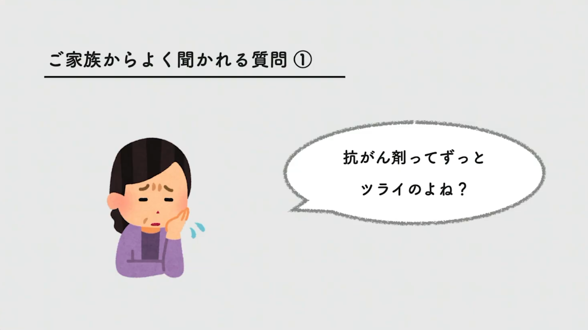 ご家族からよく聞かれる質問①