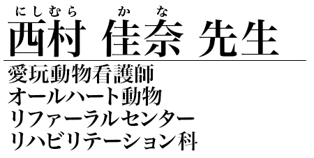 西村 佳奈 先生