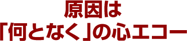 原因は「何となく」の心エコー