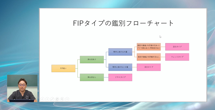 3タイプの違いを理解することが、FIP診療の第一歩です