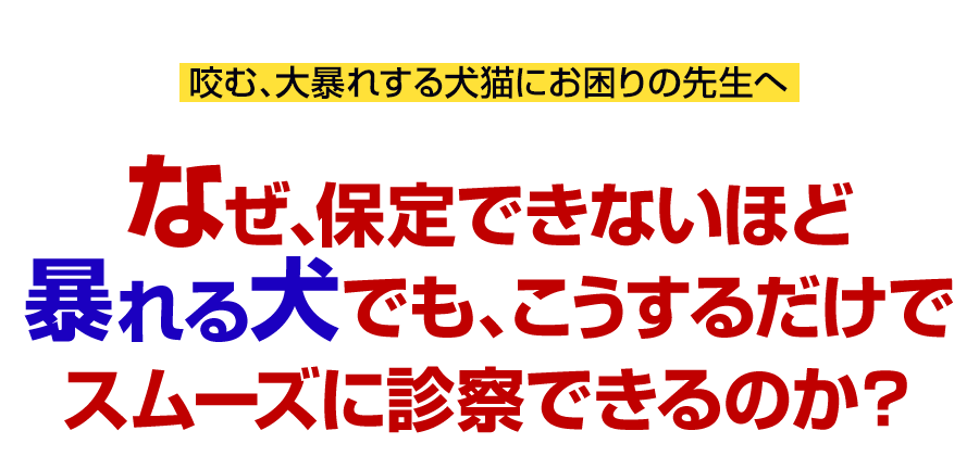 なぜ、キャリーから出した瞬間暴れる猫でも、こうするだけでスムーズに診察できるのか？