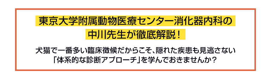 東京大学附属動物医療センター消化器内科の中川先生が徹底解説！