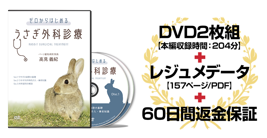 ゼロからはじめるうさぎ外科診療