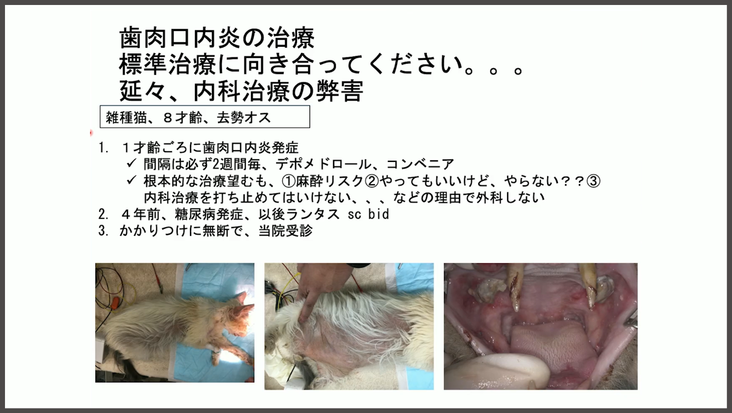 “歯肉口内炎の治療